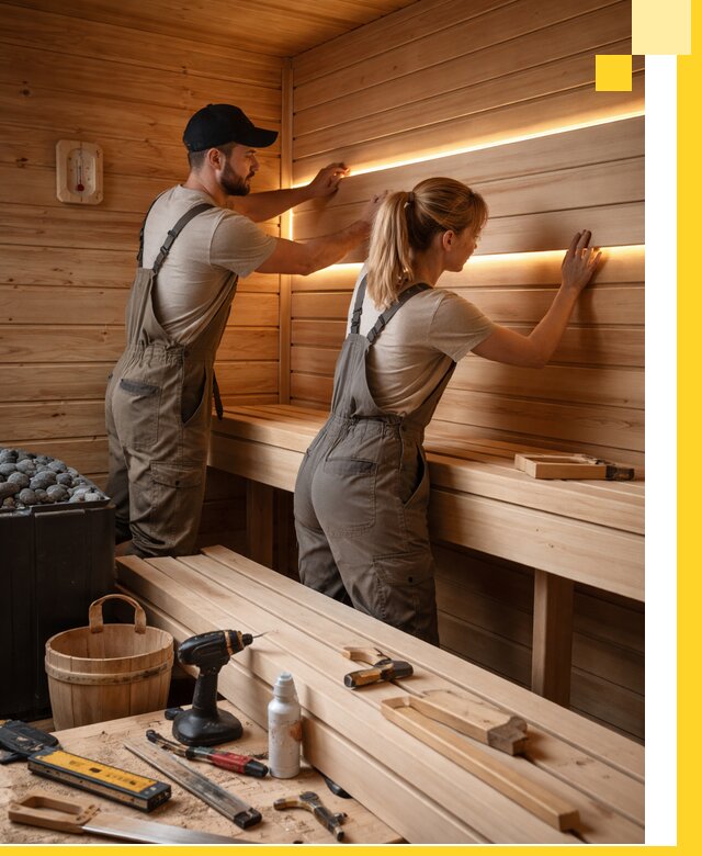 Дизайн саун и бань под ключ с индивидуальным проектом в Вольске