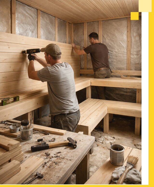 Профессиональная отделка бань и саун под ключ в Вольске