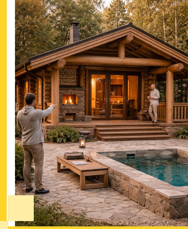 Проекты бань и хамам в Вольске от 25318 р. | ЭриданВль