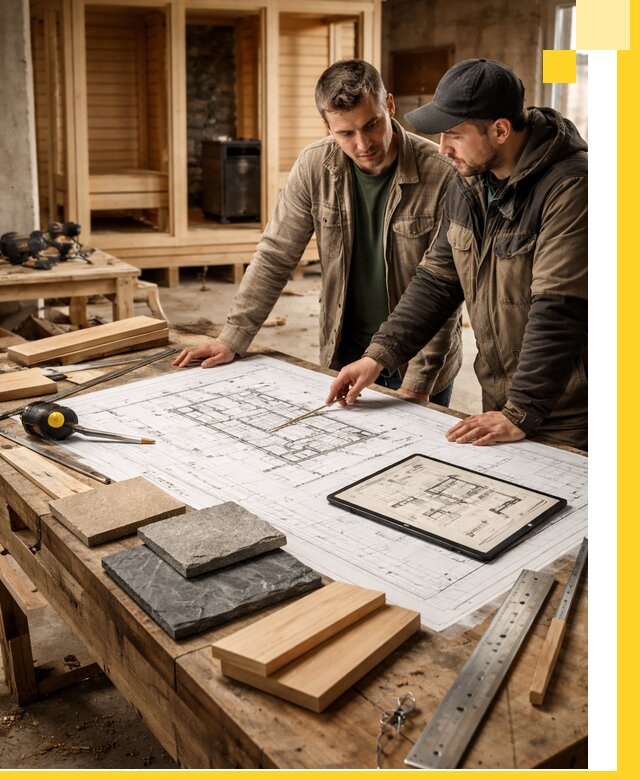 Проекты бань под ключ и планы строительства в Вольске