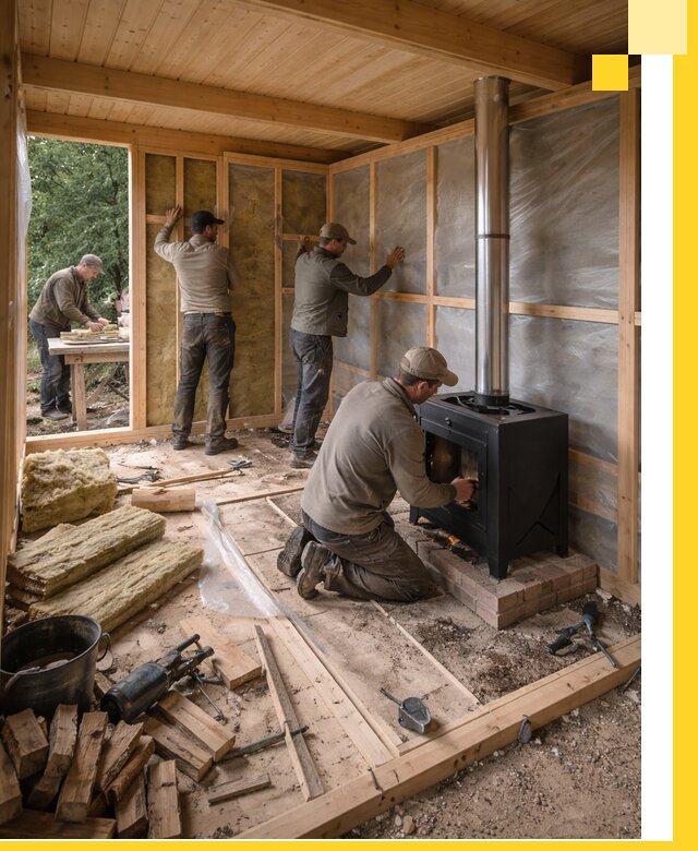 Профессиональный монтаж бань под ключ в Вольске для дома