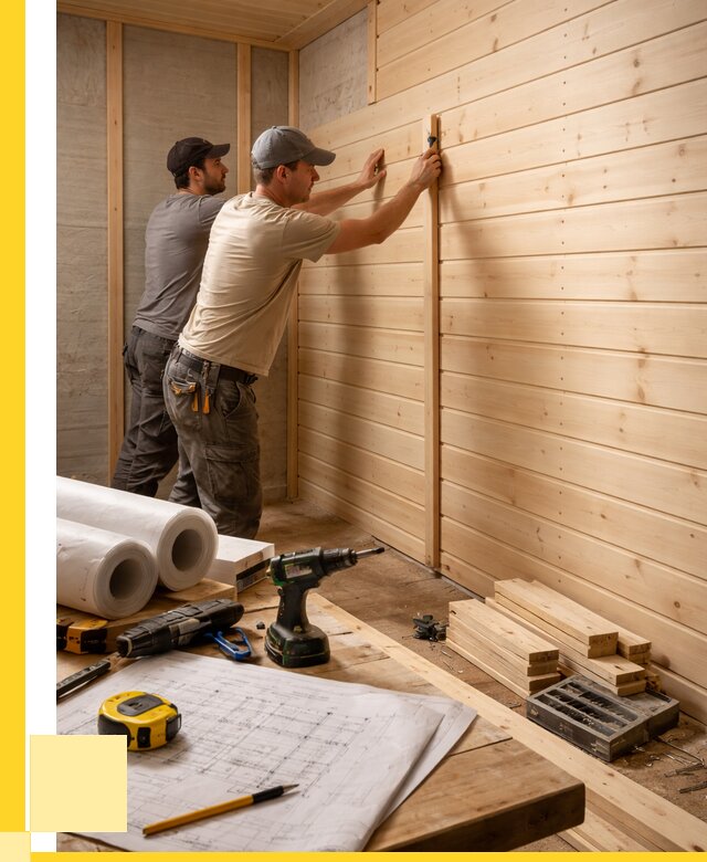 Обшивка бани вагонкой в Вольске от 1215 р., ЭриданВль