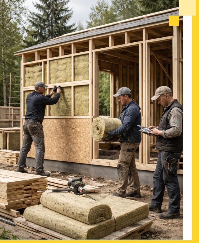 Проектирование и строительство каркасных бань в Вольске под ключ