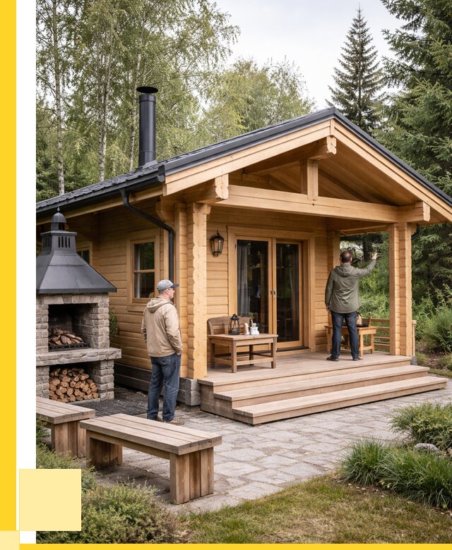 Деревянные бани под ключ в Вольске от 455715 р. | ЭриданВль