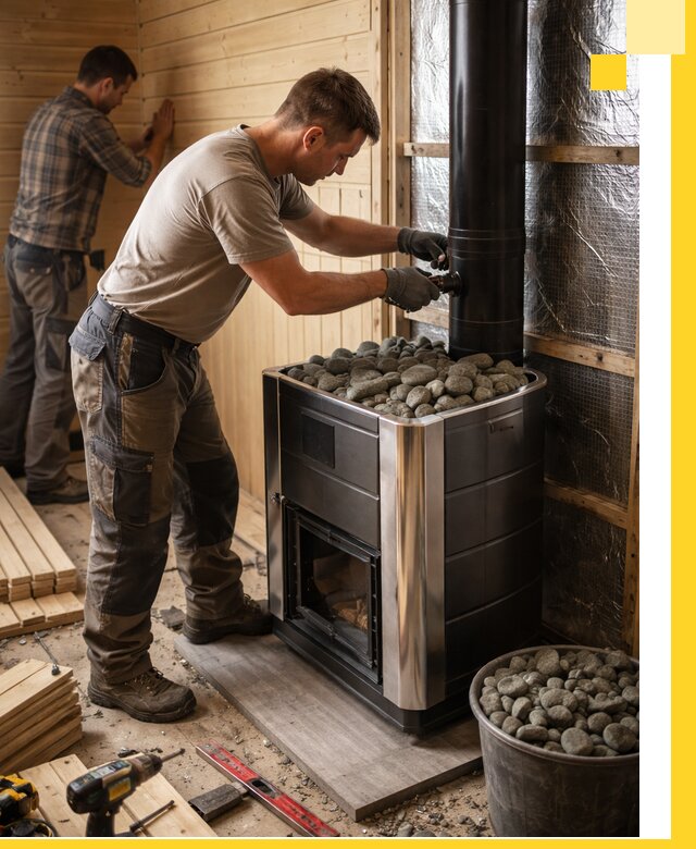 Проектирование и строительство парилок для бани в Вольске под ключ