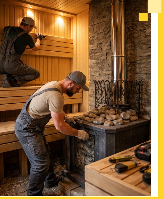 Комплексный дизайн бань, саун и зон отдыха в Вольске