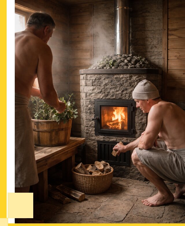 Банные печи под ключ в Вольске от 45572 р. | ЭриданВль кирпичная