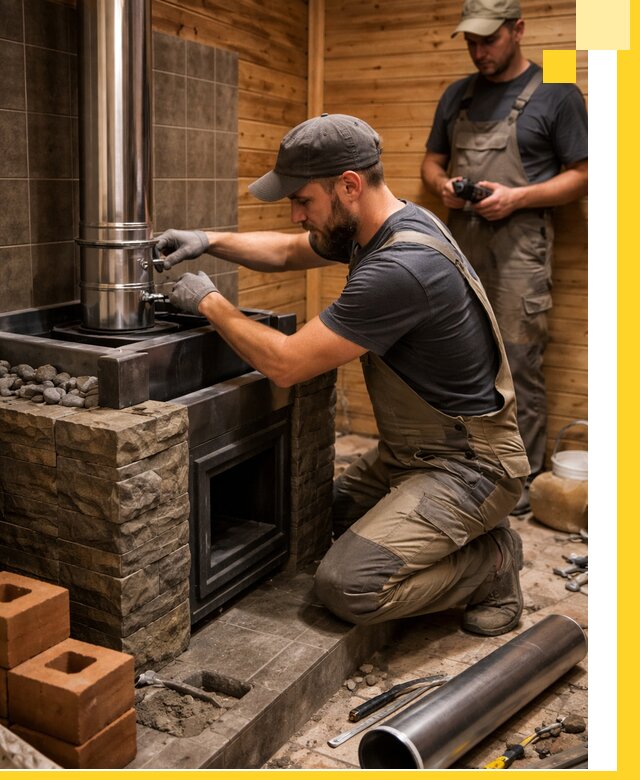 Изготовление и установка банных печей под ключ в Вольске