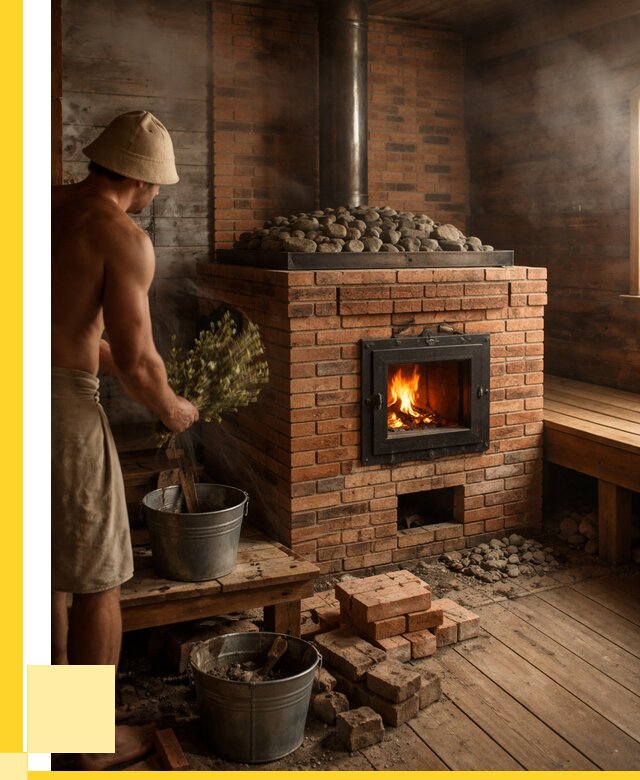 Кирпичные банные печи в Вольске от 91143 р. | ЭриданВль
