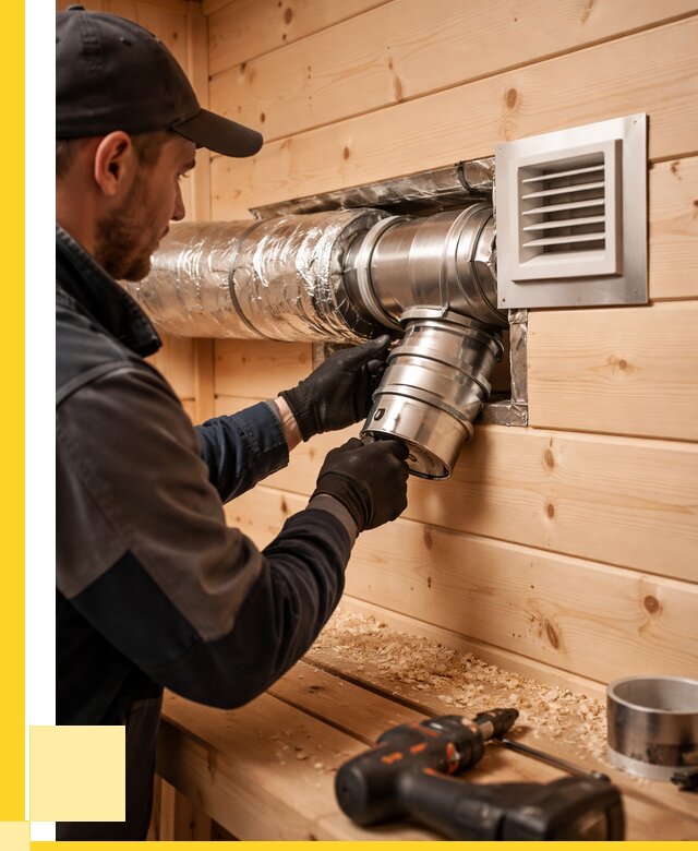 Монтаж вентиляции бани в Вольске от 12152 р. | ЭриданВль