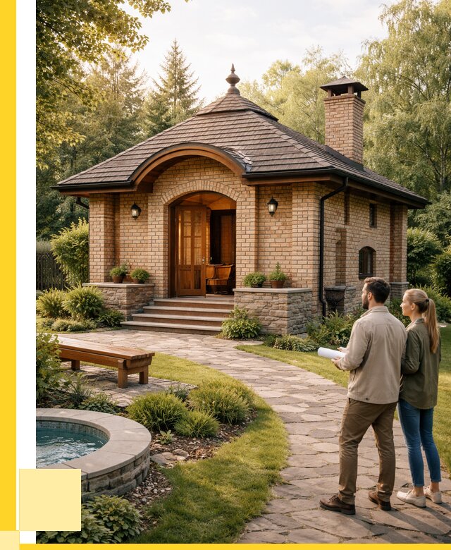 Проект кирпичной бани в Вольске от 30381 р. | ЭриданВль