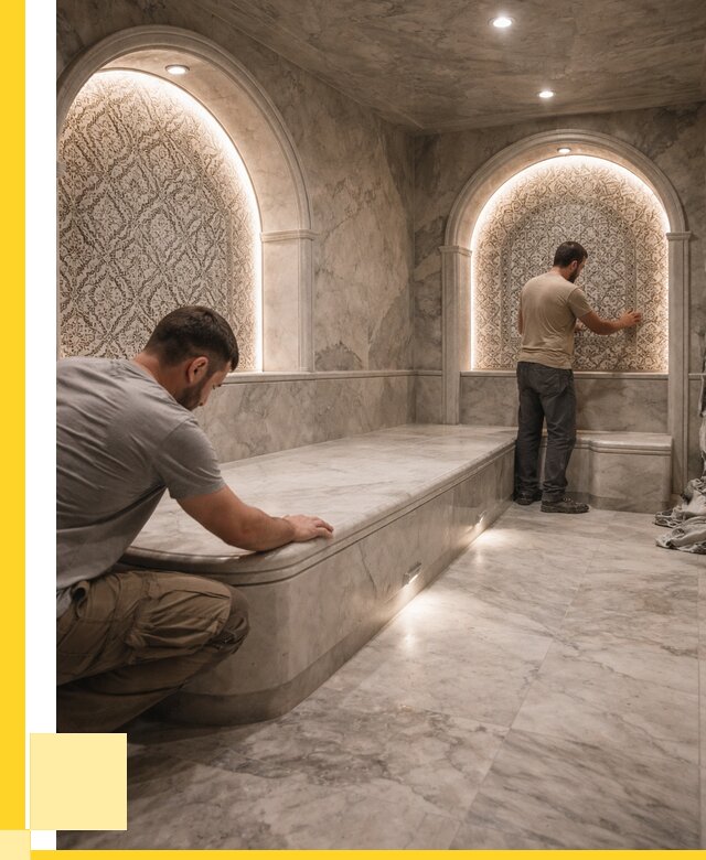 Турецкие бани под ключ в Вольске от 253175 р. | ЭриданВль