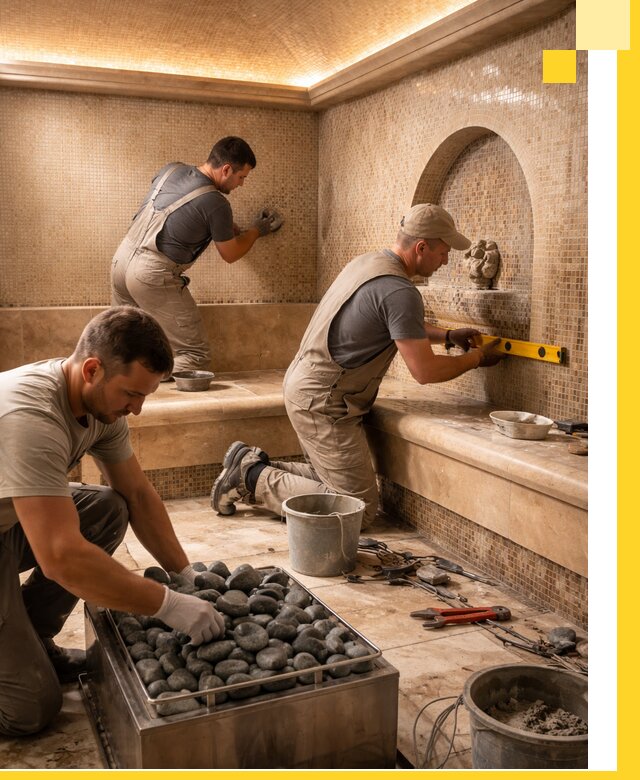 Проектирование и строительство хамама и сауны в Вольске