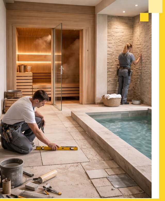 Комплексный дизайн и отделка интерьеров SPA под ключ в Вольске